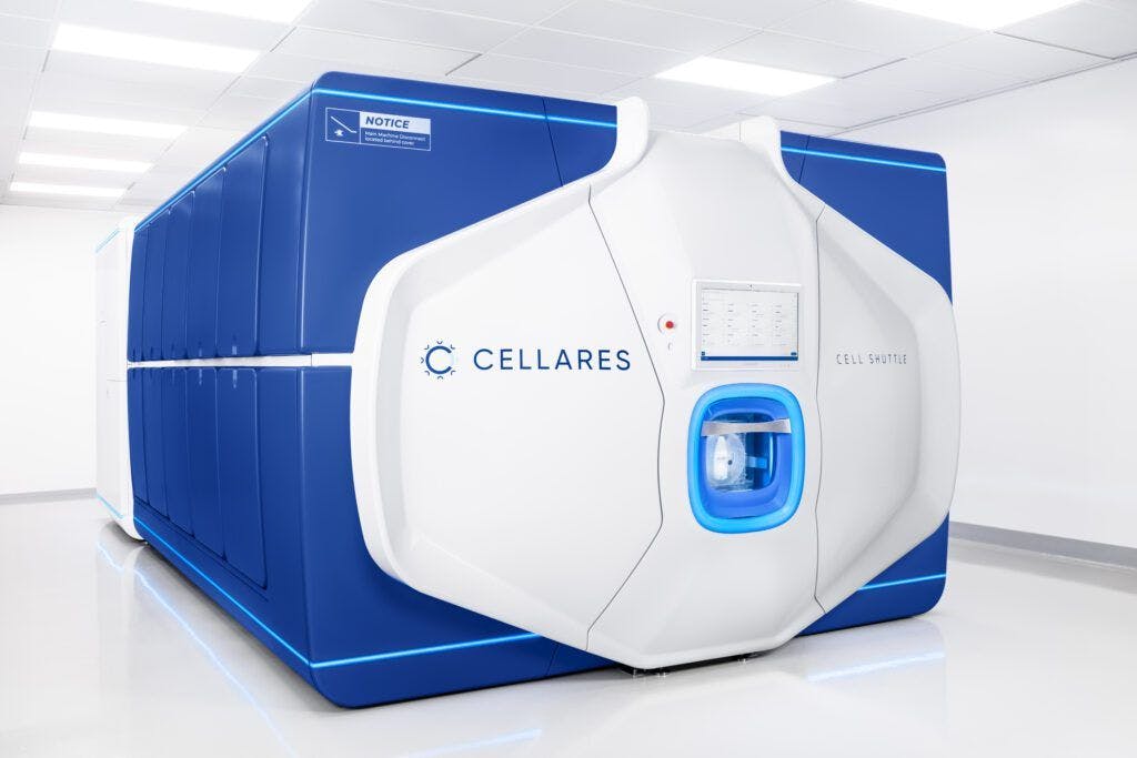 Cellares' Cell Shuttle. Image Credit: Cellares
