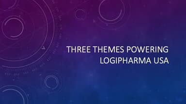 Three Themes Powering LogiPharma USA