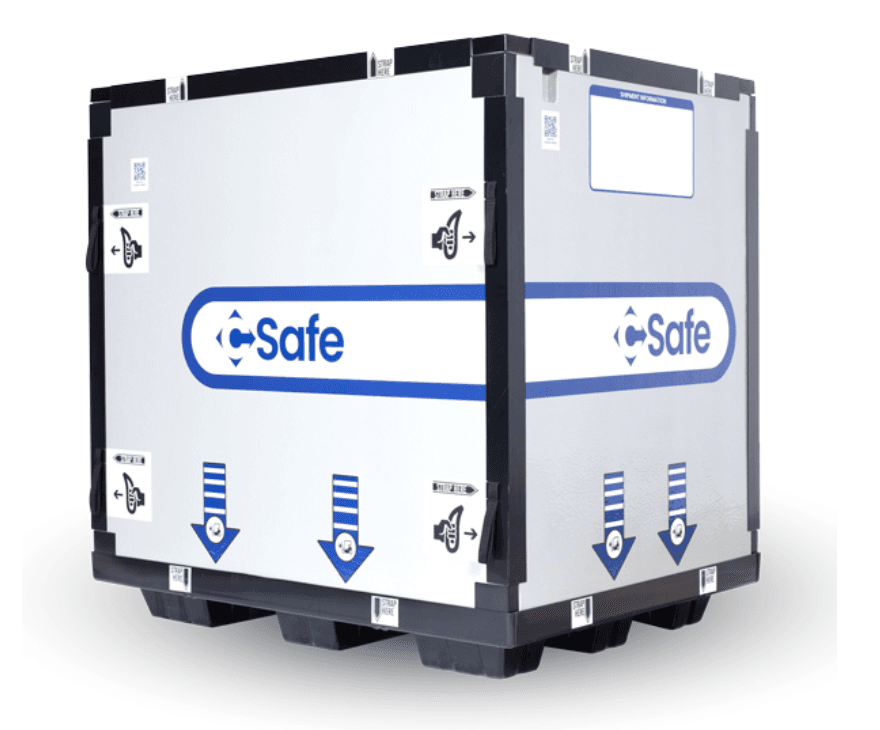 The CSafe Silverpod MAX RE passive pallet shipper. Image Credit: CSafe