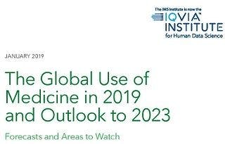 Global pharma spending will hit $1.5 trillion in 2023, says IQVIA