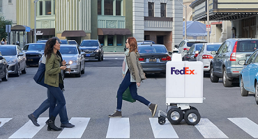 FedEx gets into the autonomous vehicle game with a sidewalk bot